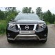 Защита передняя Кенгурятник с решеткой 60 /12 мм ТСС для Nissan Terrano 2014-2021