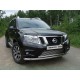 Защита передняя двойная 60/ 42 мм ТСС для Nissan Terrano 2014-2021