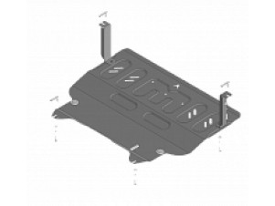 Защита картера двигателя и КПП (1,5 мм, сталь) для GAC GS5 2018-н.в. №57801