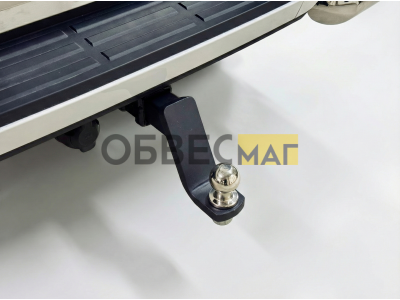 Фаркоп (Black, шар E) для Foton Tunland G9 2.0 Diesel АКПП 4WD 2021-н.в.