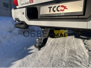 Фаркоп (Black, шар E нерж.) для Foton Tunland G9 2.0 Diesel АКПП 4WD 2021-н.в. №TCU50SF5E-N
