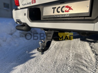 Фаркоп (Black, шар E нерж.) для Foton Tunland G9 2.0 Diesel АКПП 4WD 2021-н.в.