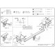 Фаркоп оцинкованный Galia шар C съемный для Nissan Qashqai/Qashqai +2 2007-2021