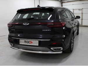 Защита заднего бампера 60 мм для Chery Tiggo 8 № CHERTIG820-33