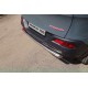 Защита заднего бампера 60 мм ТСС для Jeep Cherokee Trailhawk 2014-2021