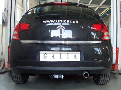 Фаркоп оцинкованный Galia шар A на хетчбек для Citroen C3 2002-2009