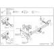 Фаркоп оцинкованный Galia шар A для Land Rover Range Rover 2002-2012