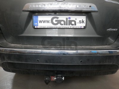 Фаркоп оцинкованный Galia шар BMA съёмный для Toyota Highlander 2010-2014