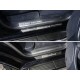 Накладки на пороги шлифованный лист надпись Executive 4 штуки ТСС для Toyota Land Cruiser 200 Executive 2016-2021
