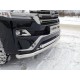 Защита передняя двойная 76-60 мм ТСС для Toyota Land Cruiser 200 Executive 2016-2021