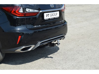 Фаркоп для Lexus RX, кроме Long, в т.ч. F Sport 2015-2019 съемное крепление шара под американский квадрат