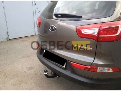 Фаркоп (ТСУ) KIA Sportage2 (5дв. С 2004г выпуска),Hyundai Tucson(с 2004г вып., кроме двиг.2,7) для