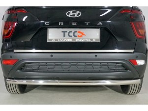 Накладка на заднюю дверь (лист шлифованный) для Hyundai Creta II 2021 – н.в. HYUNCRE21-08