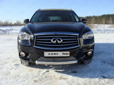 Накладка решётки радиатора 16 мм ТСС для Infiniti JX35/QX60 2012-2016