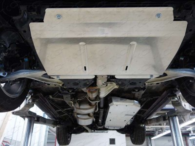 Защита картера ТСС алюминий 4 мм для Nissan Pathfinder/Murano/Teana/Infiniti JX35/QX60 2010-2021