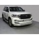 Защита переднего бампера 76 мм ТСС для Toyota Land Cruiser 200 Excalibur 2017-2021
