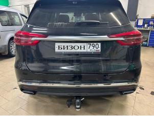 Фаркоп для Hongqi HS5 2018-н.в. съемное крепление шара под американский квадрат №FA 0590-E