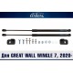 Упоры капота для GREAT WALL Wingle 7, 2020-н.в., к-т 2 шт. / Грейт Волл Вингл 7