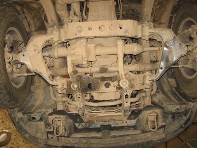 Защита АКПП и МКПП (2,5 мм, сталь) для JAC T6 2020-н.в. (V = 2.0T MT FWD)