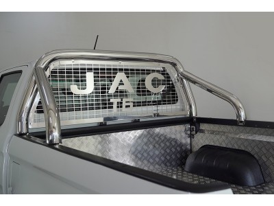 Защита кузова и заднего стекла 76,1 мм ТСС для JAC T6 2015 – н.в.