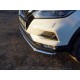 Защита переднего бампера 60 мм ТСС для Nissan Qashqai 2019-2021