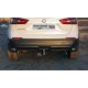 Защита задняя уголки 42 мм ТСС для Nissan Qashqai 2019-2021