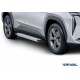 Порог-площадка "Silver" F180AL + комплект крепежа для Geely Atlas 2024-н.в.