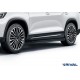 Порог-площадка "Black" F193ALB + комплект крепежа для Jetour X90 Plus 2023-н.в.