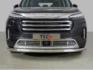 Защита передняя нижняя (с ДХО) 60,3 мм для Exeed VX 2.0L 4WD 2021 – н.в. EXEEDVX21-16