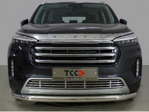 Защита передняя нижняя 76,1 мм для Exeed VX 2.0L 4WD 2021 – н.в. EXEEDVX21-18