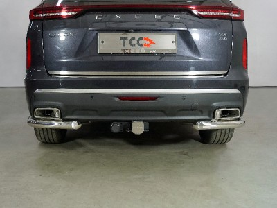 Фаркоп (шар E нерж.) ТСС для Exeed VX 2.0L 4WD 2021 – н.в.