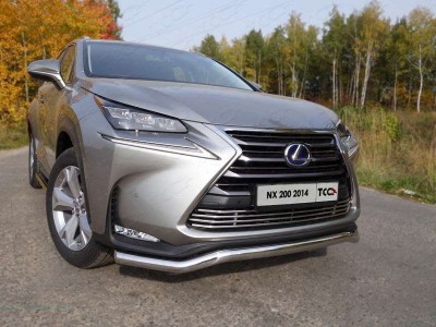 Защита передняя Кенгурятник 60 мм ТСС для Lexus NX-200 2014-2017