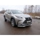 Защита переднего бампера с ДХО 60 мм ТСС для Lexus NX-200 2014-2017