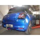 Фаркоп оцинкованный для Suzuki Swift хетчбек 3/5 дверей (не для 4WD) 2017- н.в. (шар перекрывает противотуманную фару) условно-съемное крепление шара