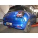 Фаркоп оцинкованный для Suzuki Swift хетчбек 3/5 дверей (не для 4WD) 2017- н.в. (шар перекрывает противотуманную фару) условно-съемное крепление шара