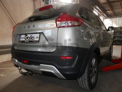 Фаркоп оцинкованный для Lada Xray 2015-2022, Lada Xray Cross 2018-2022 быстросъемное крепление шара