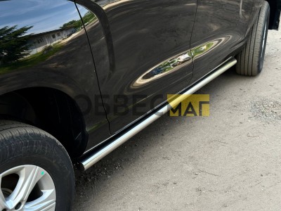 Пороги труба 60,3 мм комплект для Haval H5 Diesel 4WD 2024-н.в.