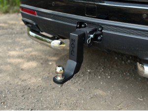 Фаркоп (Black надпись Haval, шар E нерж.) для Haval H5 Diesel 4WD 2024-н.в. №TCU00451-B02