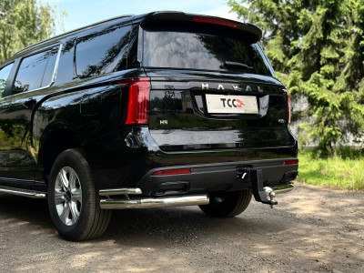 Фаркоп (Black надпись Haval, шар E нерж.) для Haval H5 Diesel 4WD 2024-н.в.
