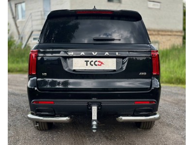 Фаркоп (шар E нерж., надпись Haval) для Haval H5 Diesel 4WD 2024-н.в.