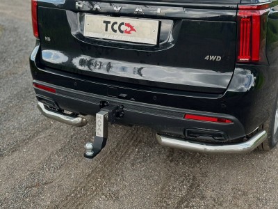 Фаркоп (шар E, надпись Haval) для Haval H5 Diesel 4WD 2024-н.в.