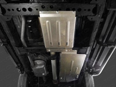 Защита раздаточной коробки ТСС алюминий 4 мм для Mercedes-Benz X-Class 2018-2021