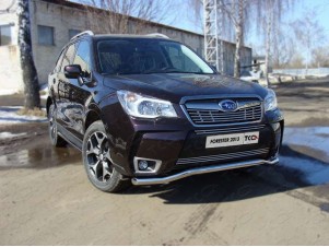 Защита переднего бампера 60 мм для Subaru Forester SJ № SUBFOR13-20