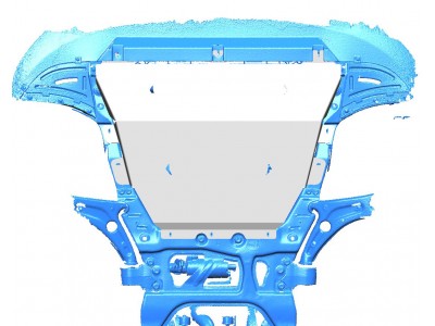 Защита картера ДВС, КПП (алюминий 4 мм) для Exeed RX 2022-н.в.