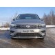 Защита передняя двойная для Offroad 42-42 мм ТСС для Volkswagen Tiguan 2016-2021
