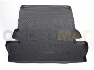Коврик в багажник Norplast полиуретан чёрный 7 мест для Toyota Land Cruiser 200 № NPL-P-88-50