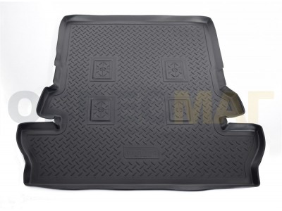 Коврик в багажник Norplast полиуретан чёрный 7 мест для Toyota Land Cruiser 200 2007-2021