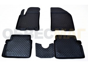 Коврики в салон Norplast полиуретан чёрные для Chevrolet Aveo № NPL-Po-12-04