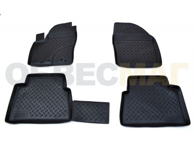 Коврики в салон Norplast полиуретан чёрные для Ford C-Max 2007-2010