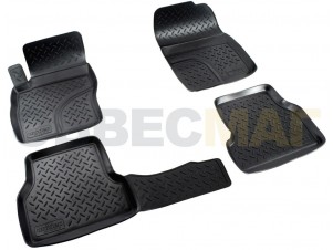 Коврики в салон Norplast полиуретан чёрные для Ford Focus 2 № NPL-Po-22-15